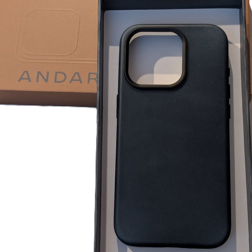 Andar iPhone15 Pro Case_The Aspen_Navy NIB